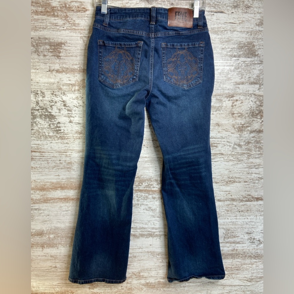 EUC Frye Flare Cut Darker Wash Jeans sz 26  REALLY CUTE!